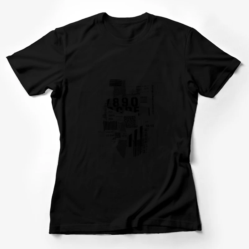 Kassette und Schriftzug Design Damen T-Shirt