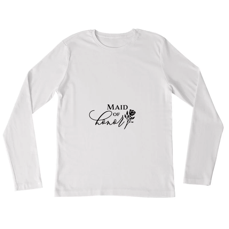 Logo en forme de croissant Femme Manches Longues T-Shirt