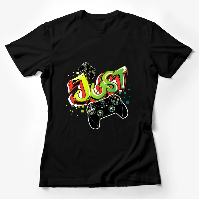 Buntes Gaming-Controller-Design Damen T-Shirt