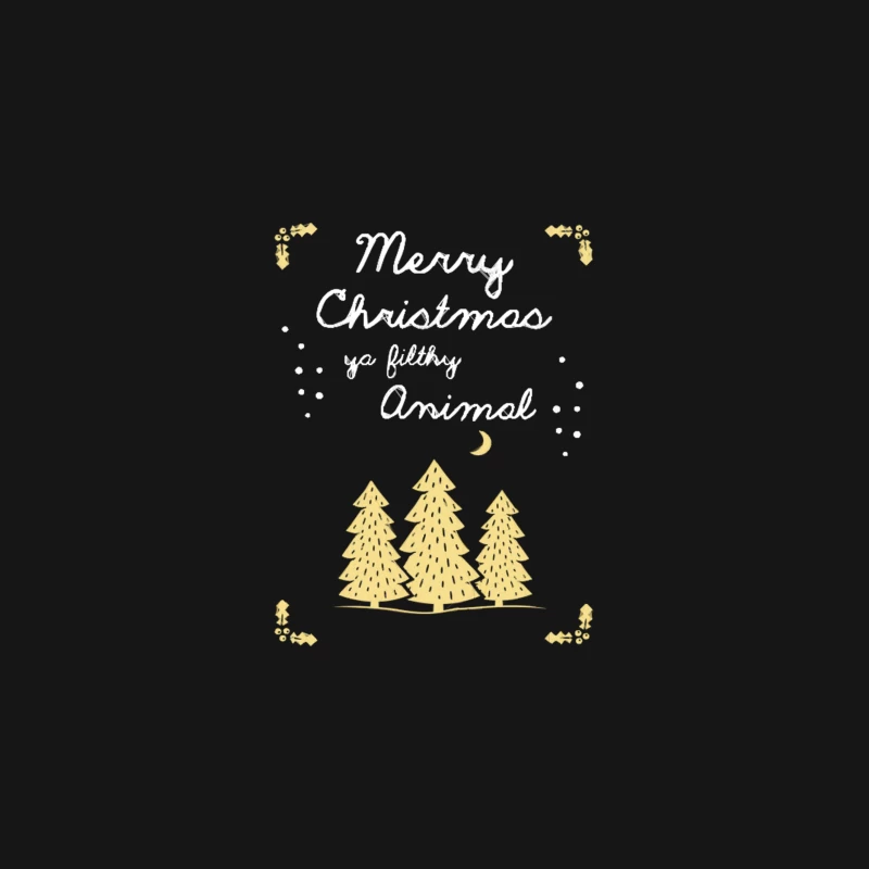 Merry Christmas Ya Filthy Animal Desk Mat