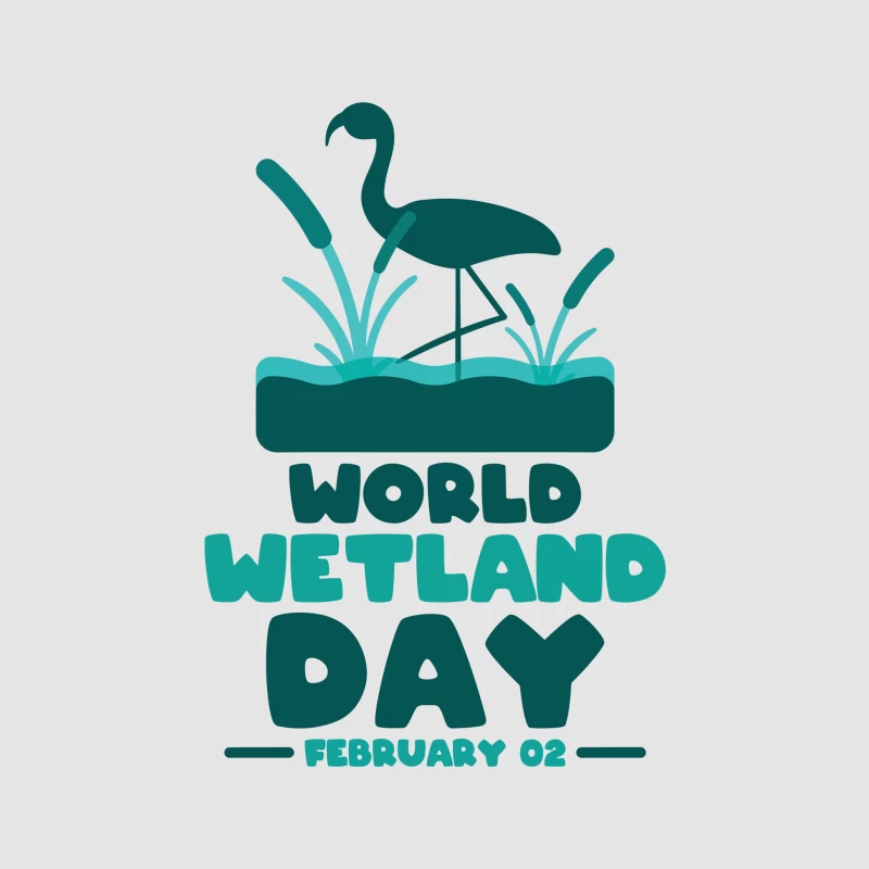 Celebrate World Wetland Day – Vibrant Flamingo Design Female Pullover Hoodie