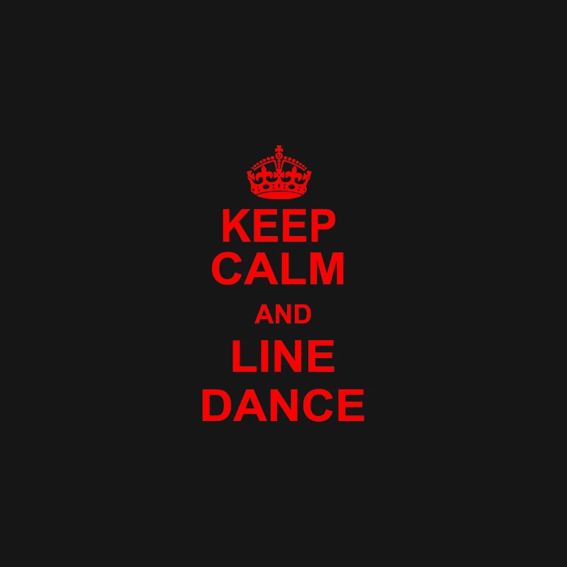 Keep Calm And Line Dance Desk Mat
