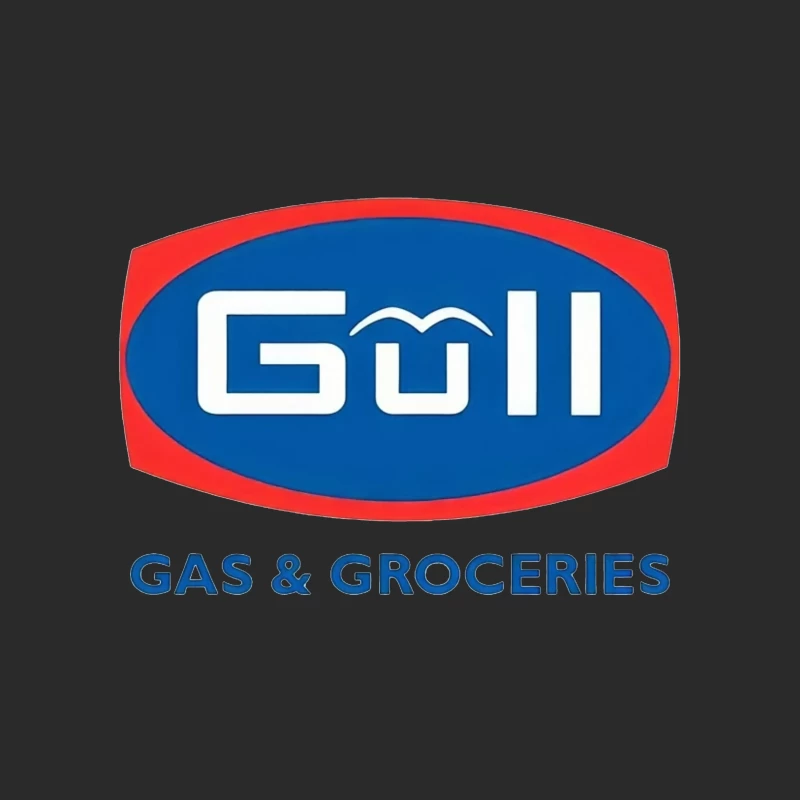 Gull Gas Station and Grocery Store Brand Logo Baseball Cap