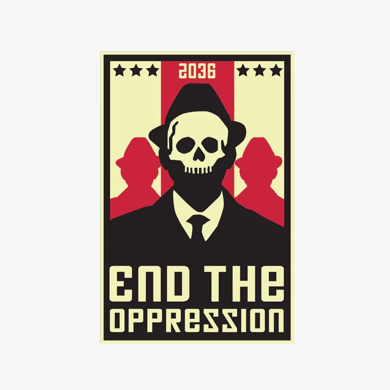 Protestation contre l'oppression en 2036 Homme Manches Longues T-Shirt