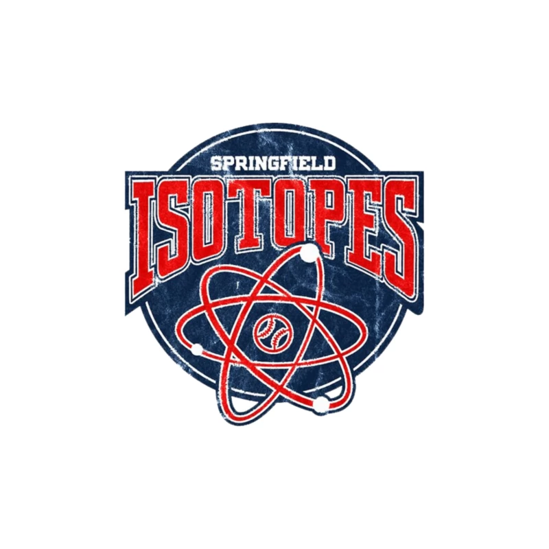 Springfield Isotopes Baseball Throw Pillow
