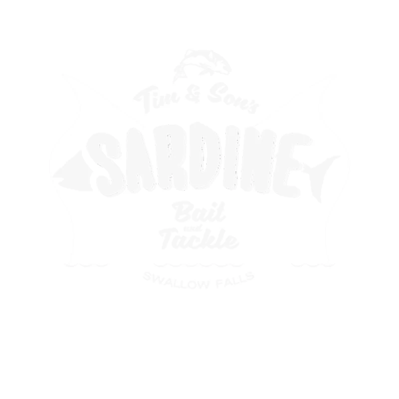 Tim and Sons Sardine Bait and Tackle Tapestry