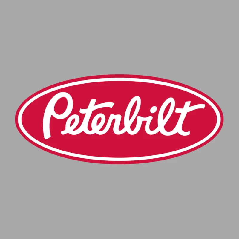 Peterbilt Logo Male Pullover Hoodie