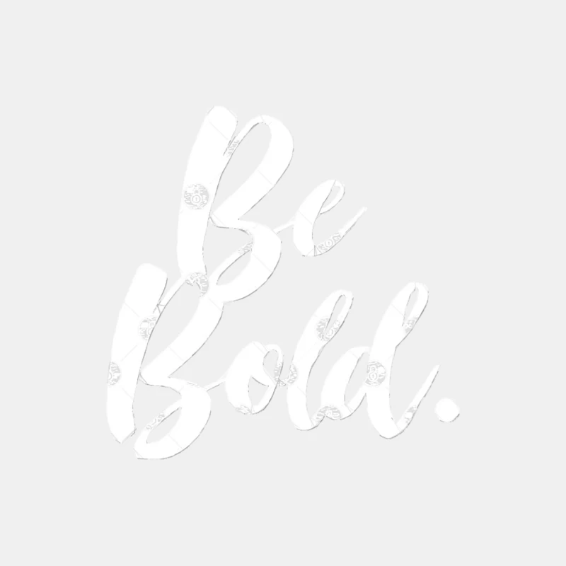 Be Bold - Positivity Statement Design Male Tank Top