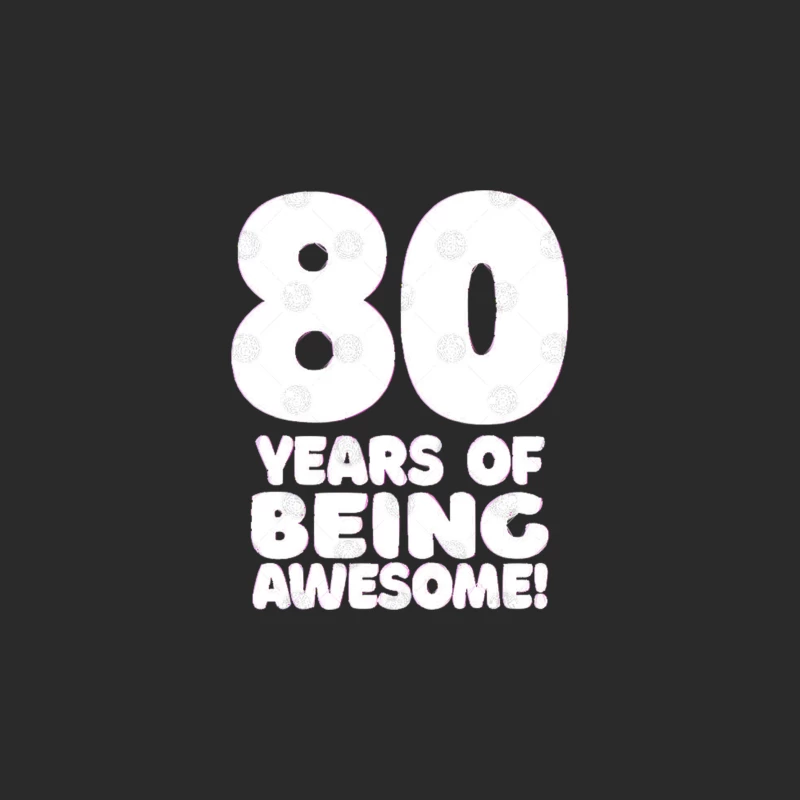 80 Years Of Being Awesome - Funny Birthday Design Baseball Cap