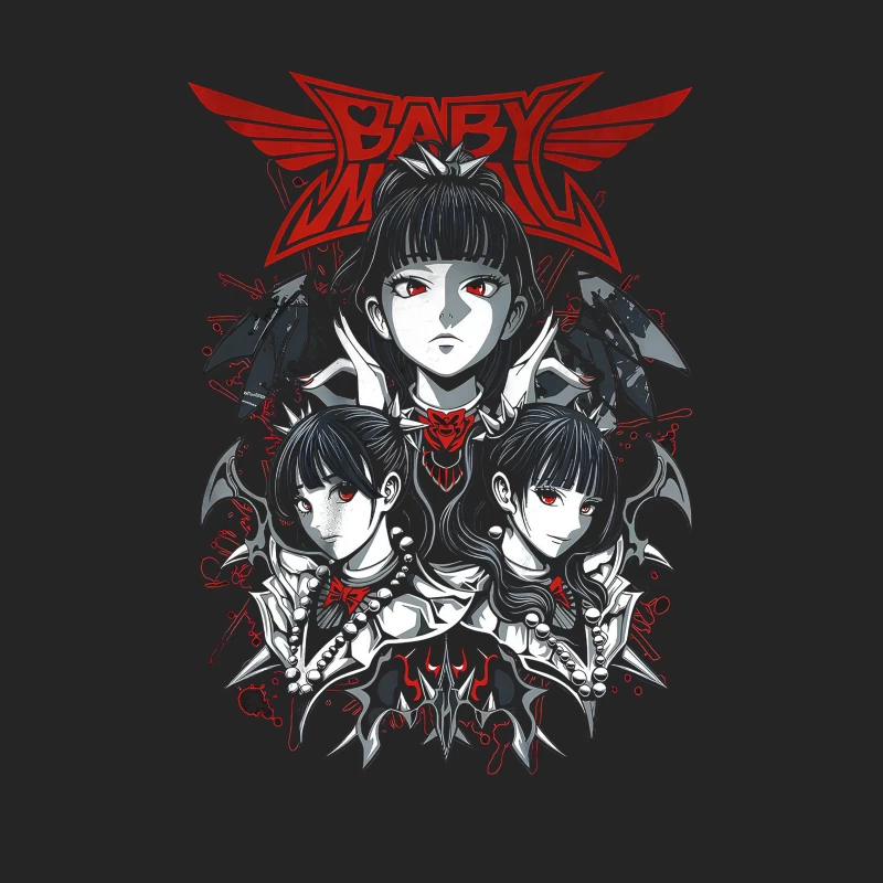 Babymetal Japanese Metal Band Female Pullover Sweatshirt