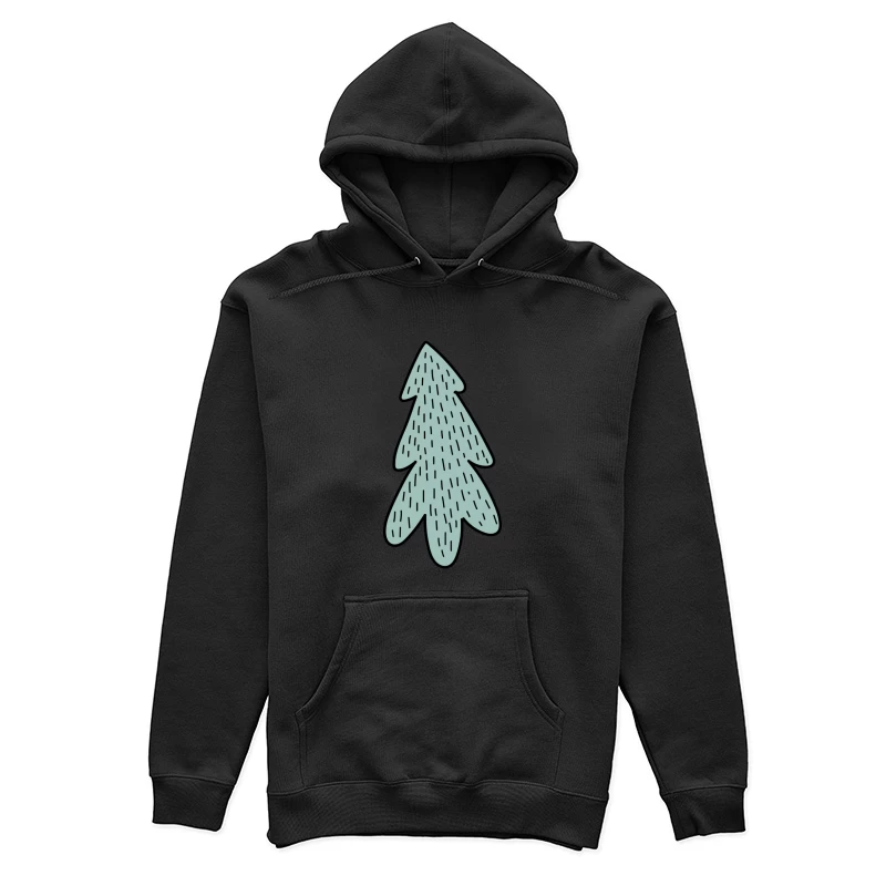 Arbre de Noël abstrait Femme Sweat à capuche