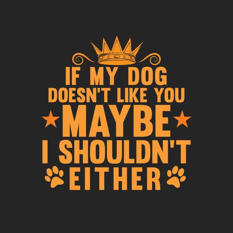 Citation amusante sur les chiens et l'amitié Homme Sweat-shirt à enfiler