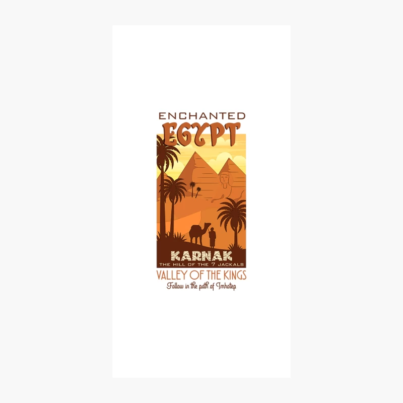 Mummy Travel Poster iPhone Case