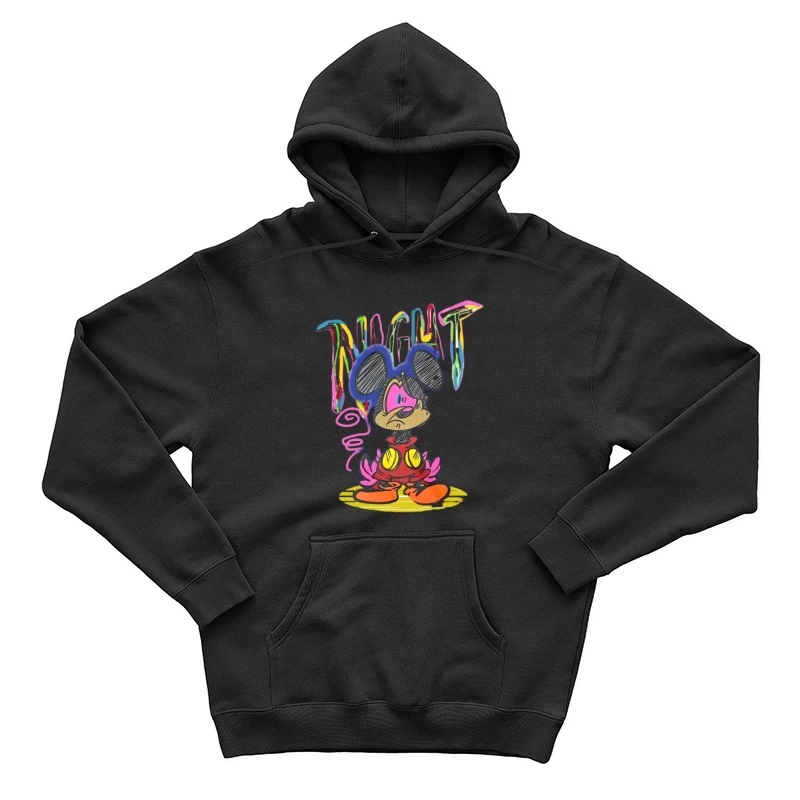 Bunter Comic-Nachtstil Herren Pullover Hoodie