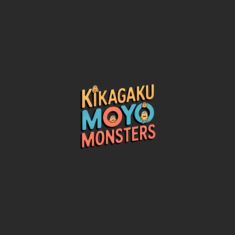 Colorful Cartoon Monster Logo with Playful Typography Baseball Cap