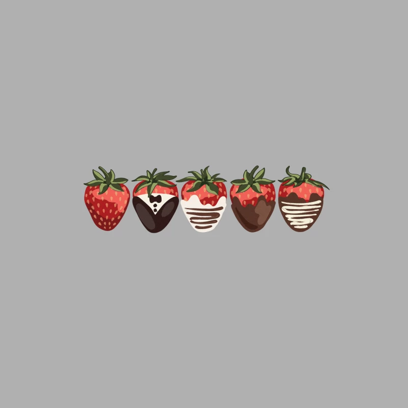 Erdbeeren mit Schokoladenüberzug Herren Tanktops