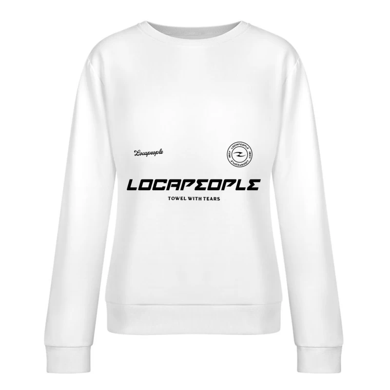 Logo-Design mit Aufschrift Damen Pullover Sweatshirt