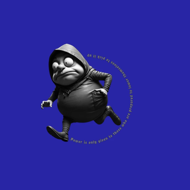 Humorous Character in Motion Male Tank Top