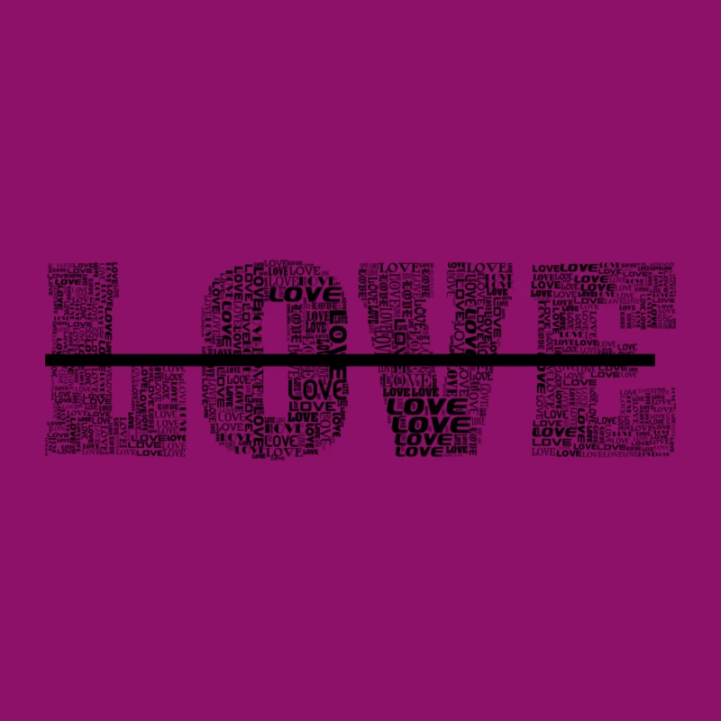 Love typography Pin