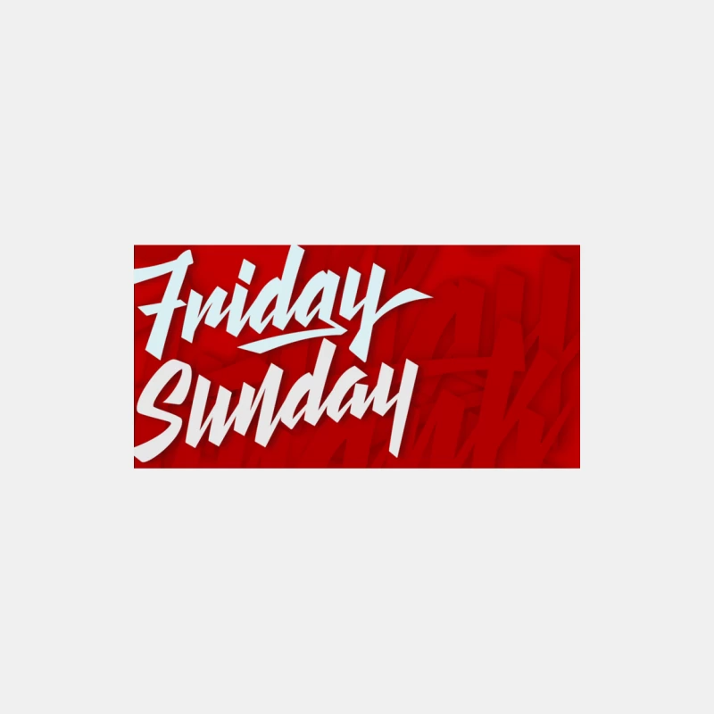 Design graphique de vendredi à dimanche Homme Débardeur