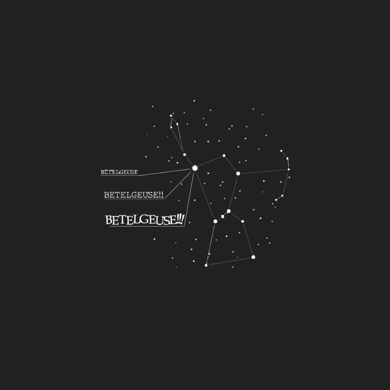Astronomical Sketch of Betelgeuse Constellation Bucket Hat