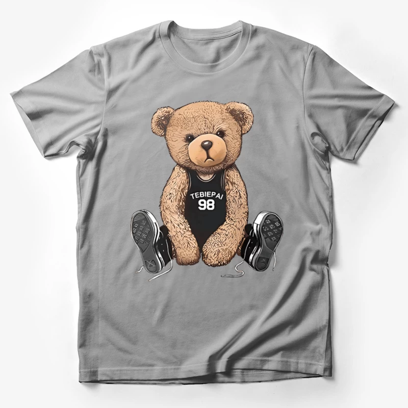 Bär im Basketballtrikot mit Turnschuhen Herren T-Shirt