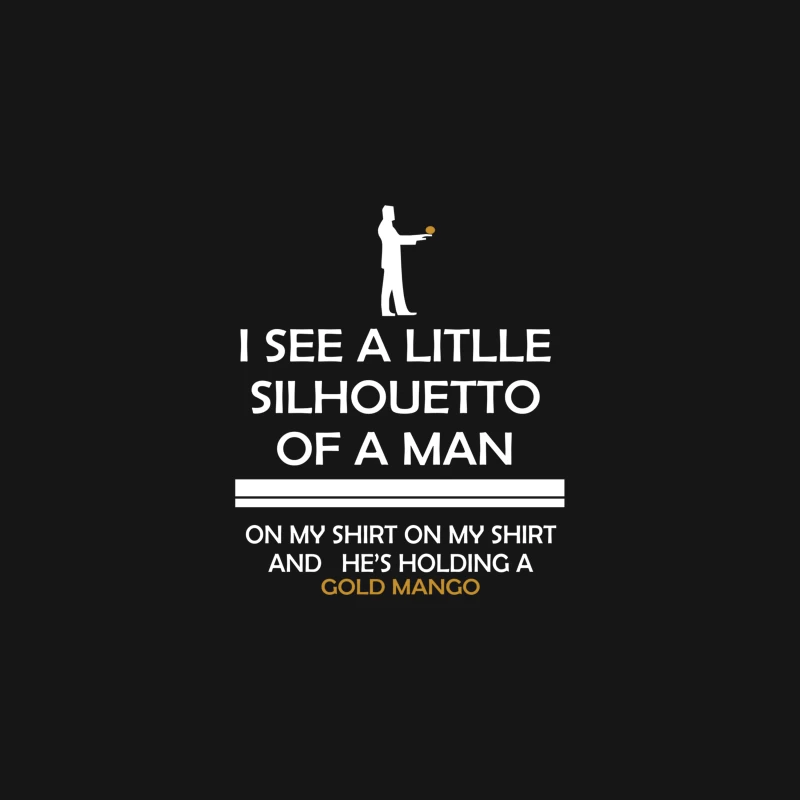 I See A Little Silhouetto Of A Man Desk Mat