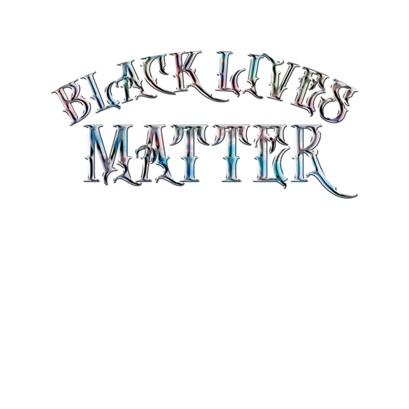 Black Lives Matter  Typography Design Tapestry