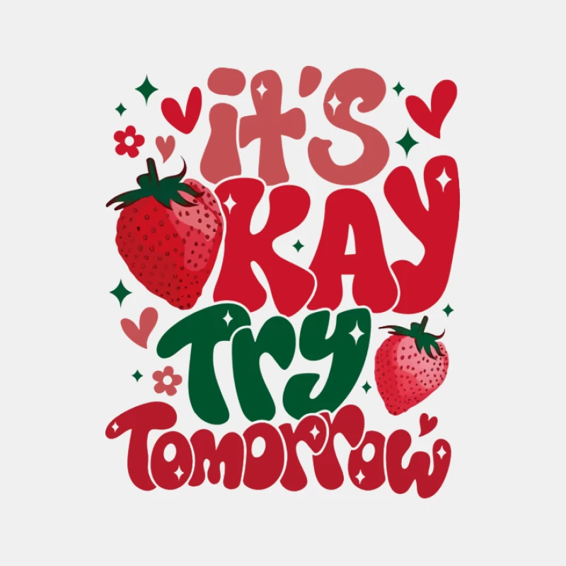 Motivierendes Design mit Erdbeeren Herren Tanktops
