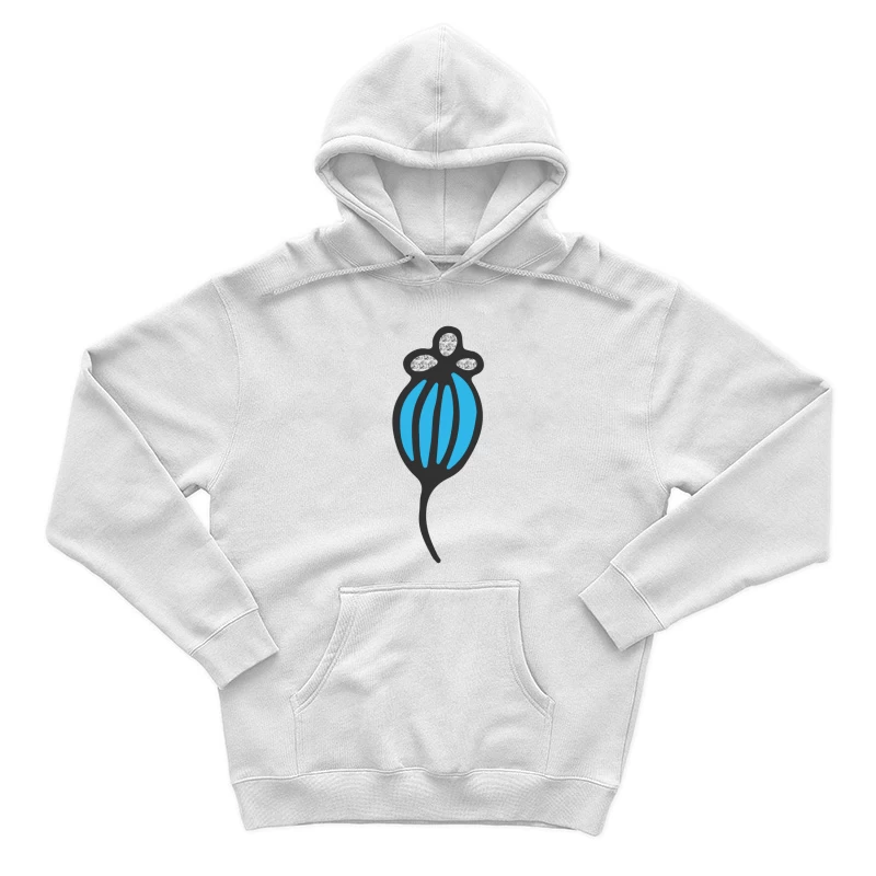 Motif bleu moderne Homme Sweat à capuche