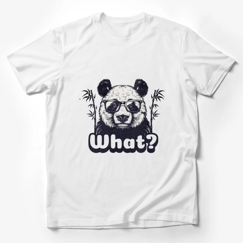 Panda avec Lunettes et 'What?' Homme T-Shirt