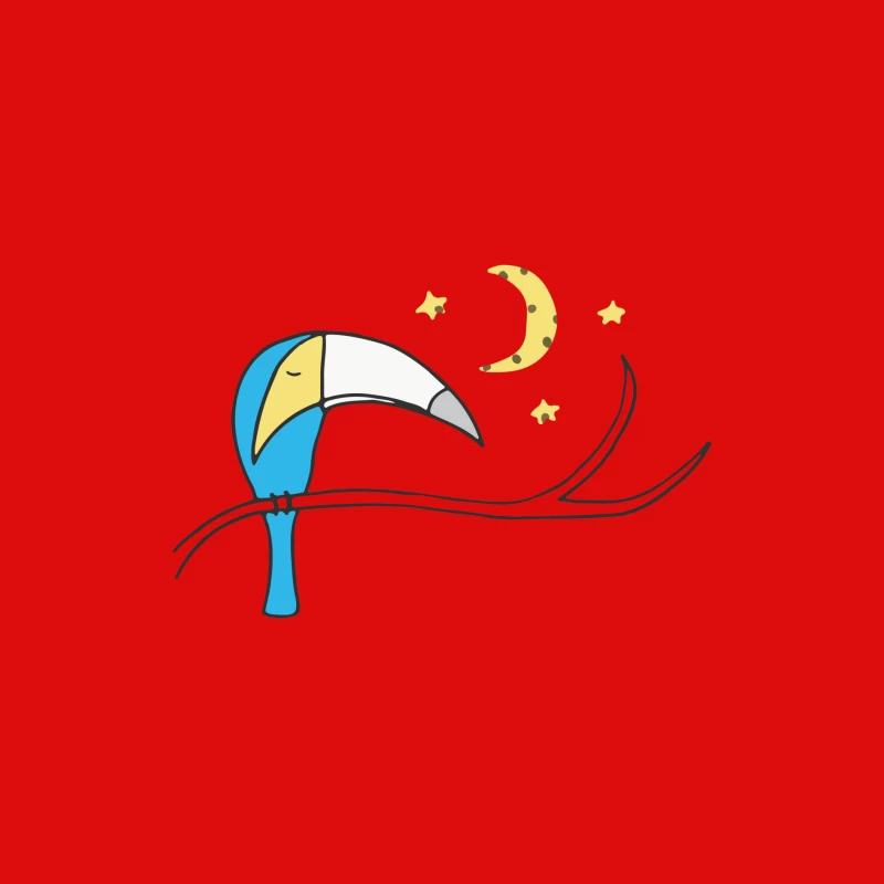 Toucan rêveur sous le clair de lune Homme Débardeur