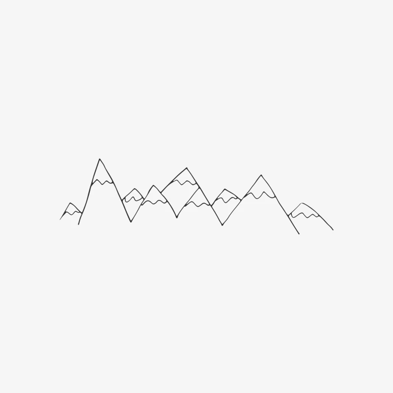 Silhouette de Montagnes avec Oiseaux Femme Sweat-shirt à enfiler