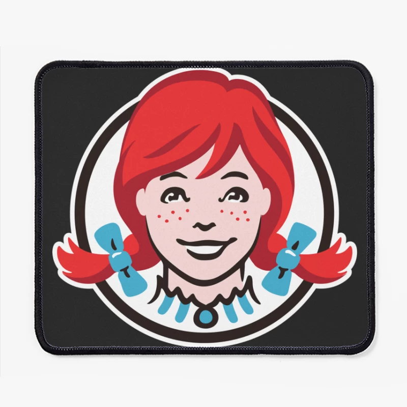 Wendy's Food logo Mouse Pad
