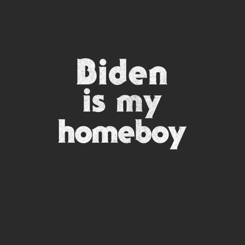Biden Is My Homeboy  Retro Type Design Baseball Cap