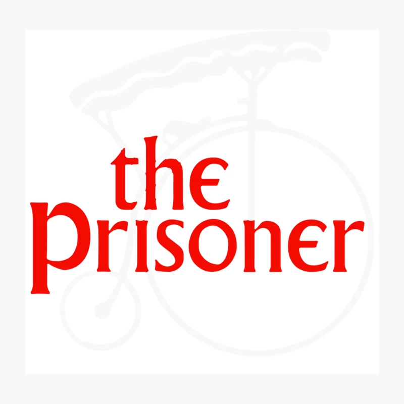 The Prisoner Number 6 Penny Farthing Throw Pillow