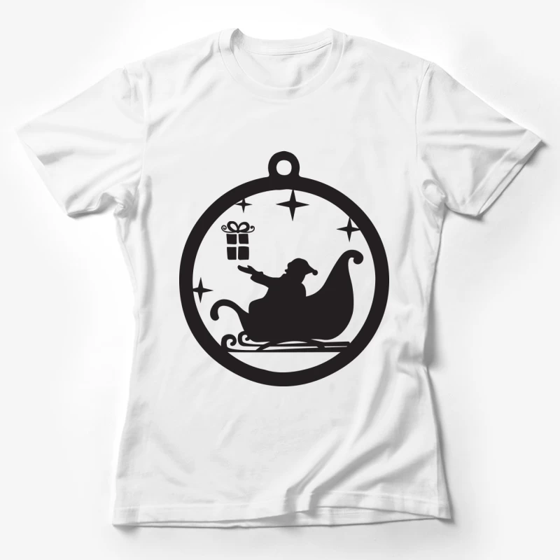 Décoration de Noël avec traîneau Femme T-Shirt