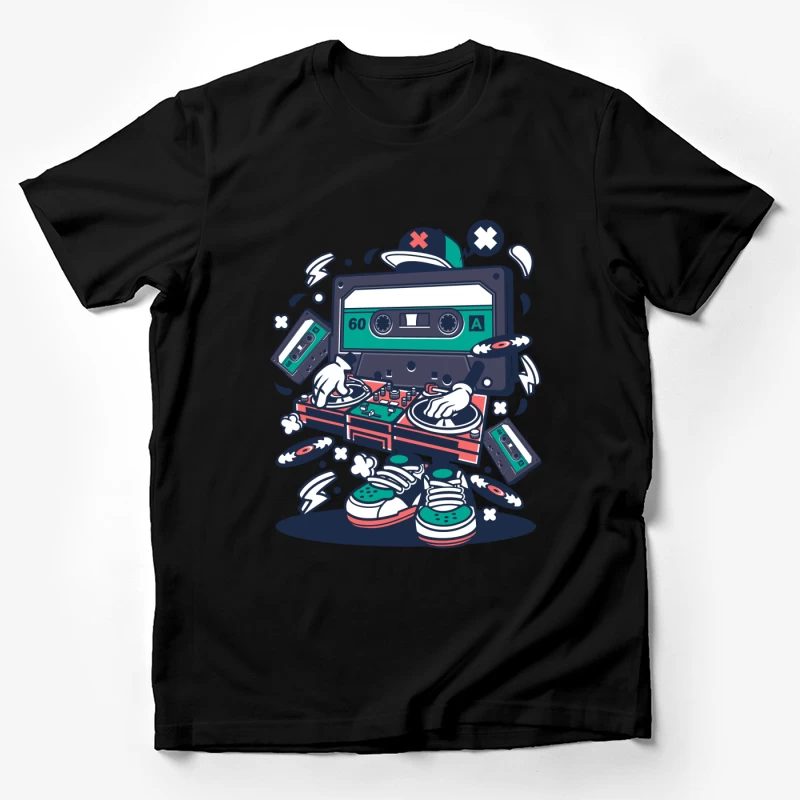 Cassette DJ avec platines Homme T-Shirt