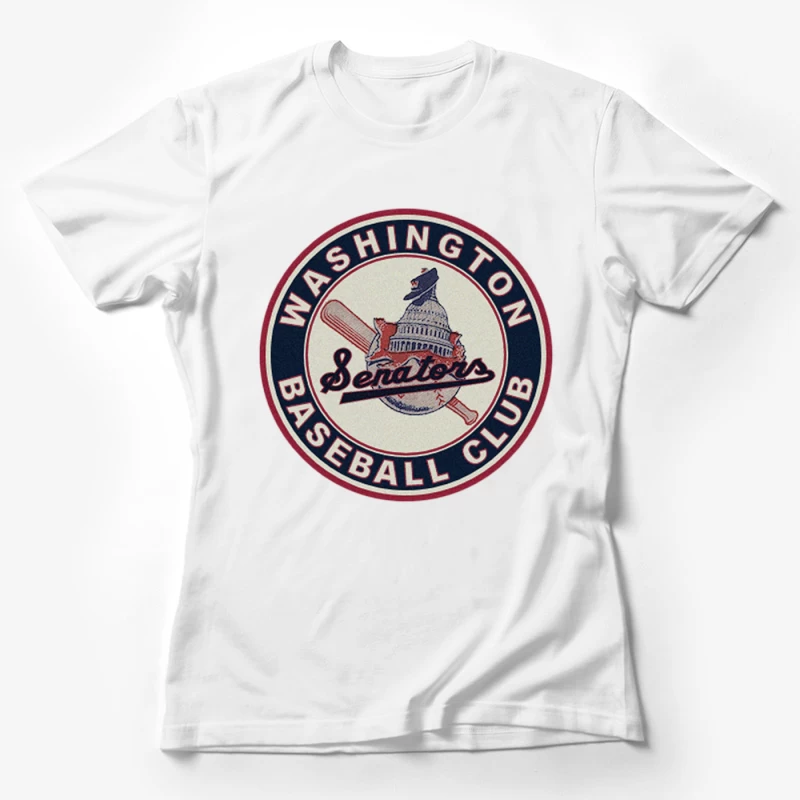Washington Senators Baseball Club 2 Female T-Shirt