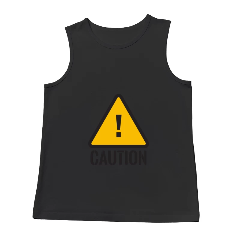 Achtungsschild mit Ausrufezeichen Herren Tanktops