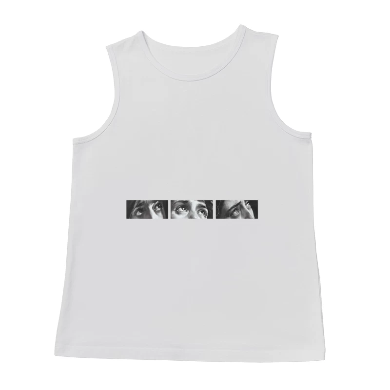 Nahaufnahme von Augen in Kunst Herren Tanktops