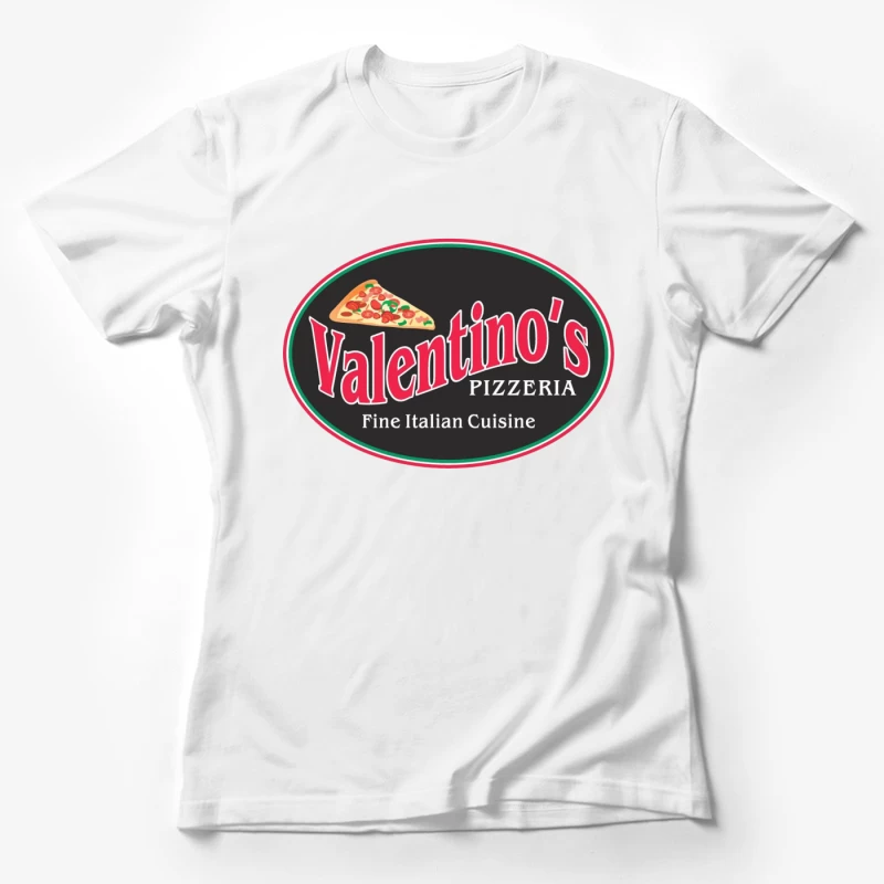 Valentino's Pizza Classic Italian Female T-Shirt