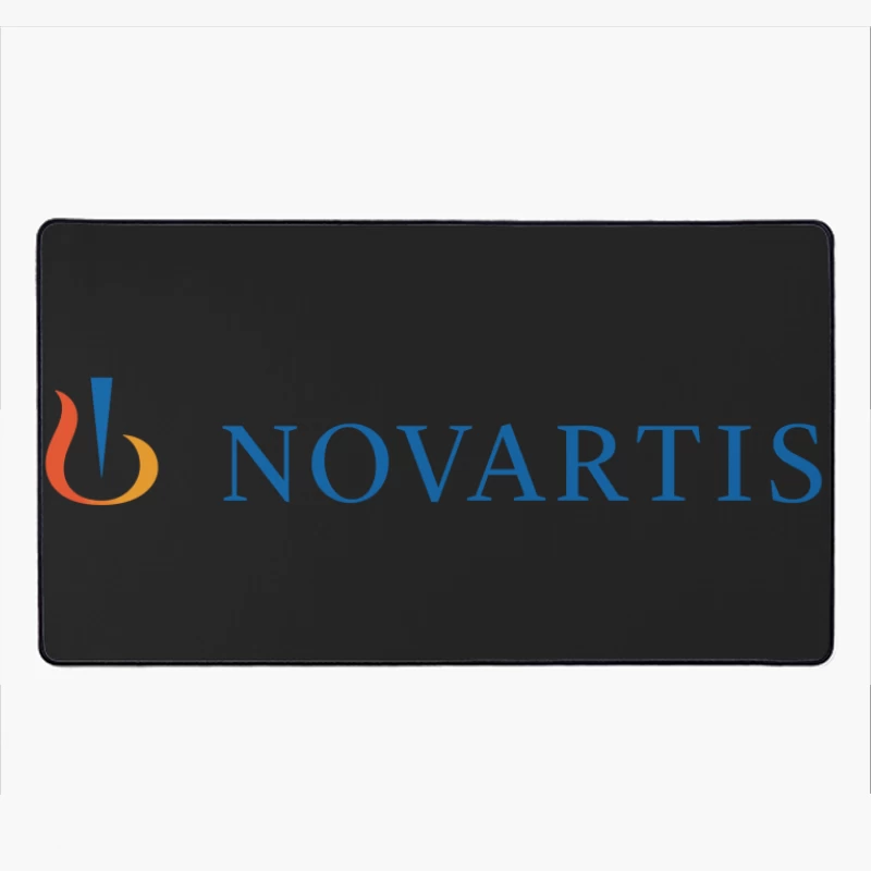 Novartis Healthcare Company Corporate Logo Desk Mat