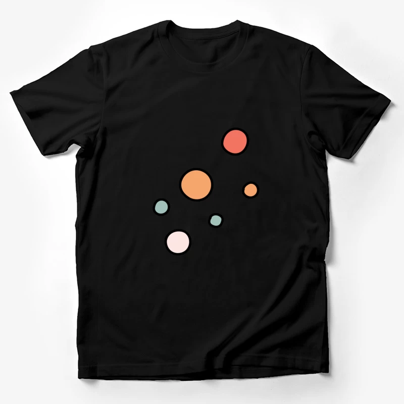 Cercles Colorés Abstraits Homme T-Shirt