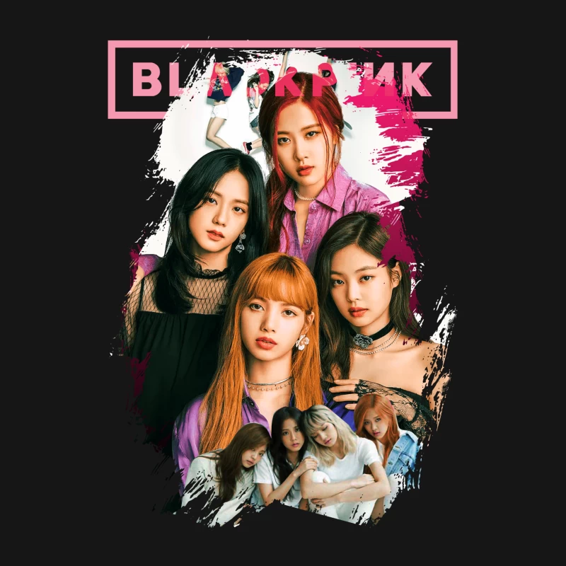 Blackpink: Iconic K-Pop Music Group Male Long Sleeve T-Shirt