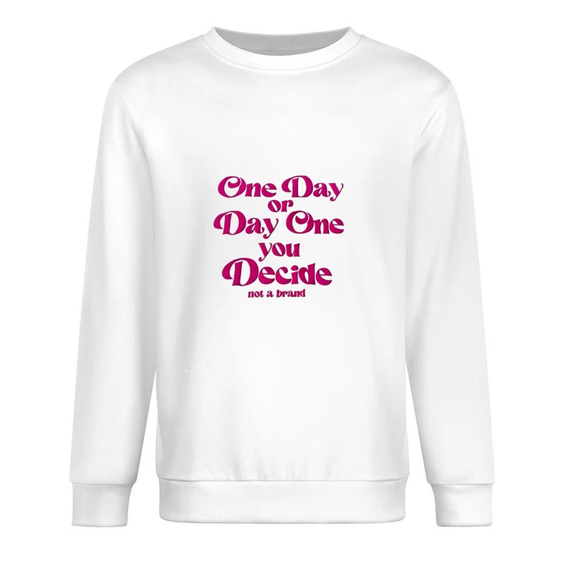 Motivation pour Prendre une Décision Homme Sweat-shirt à enfiler