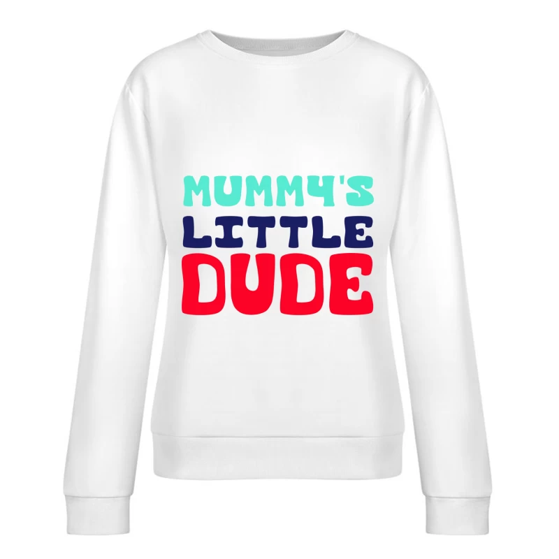 Design coloré avec texte pour enfants Femme Sweat-shirt à enfiler