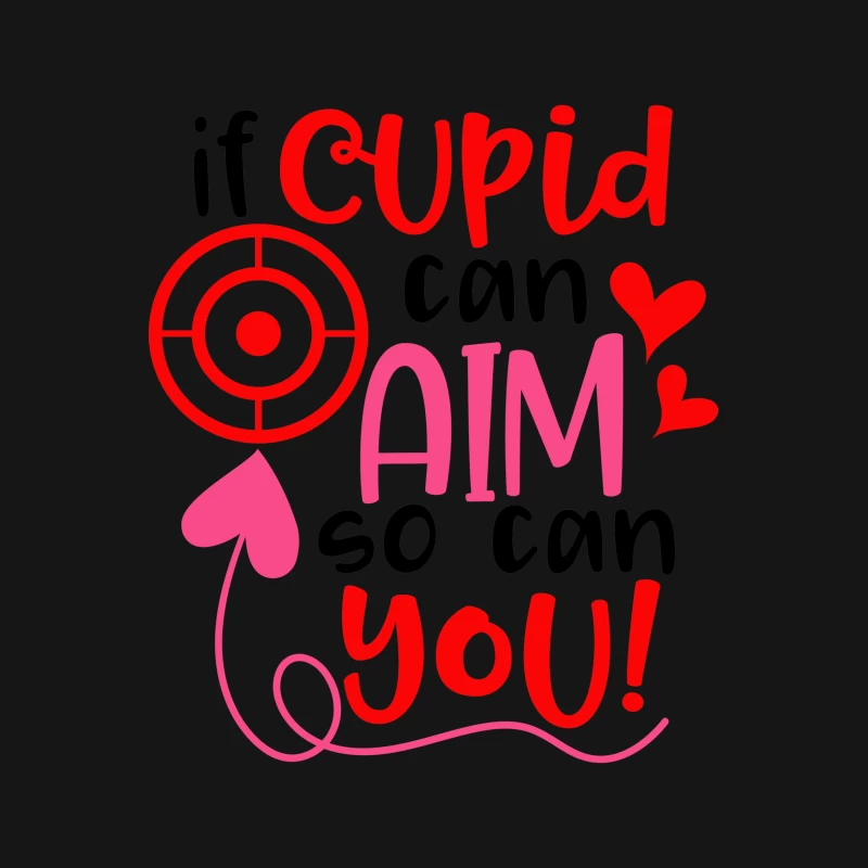 Motivation de l'amour avec Cupidon Femme T-Shirt