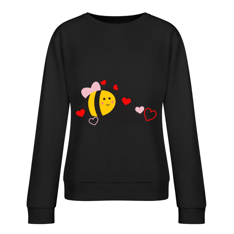 Abeille mignonne d'amour Femme Sweat-shirt à enfiler