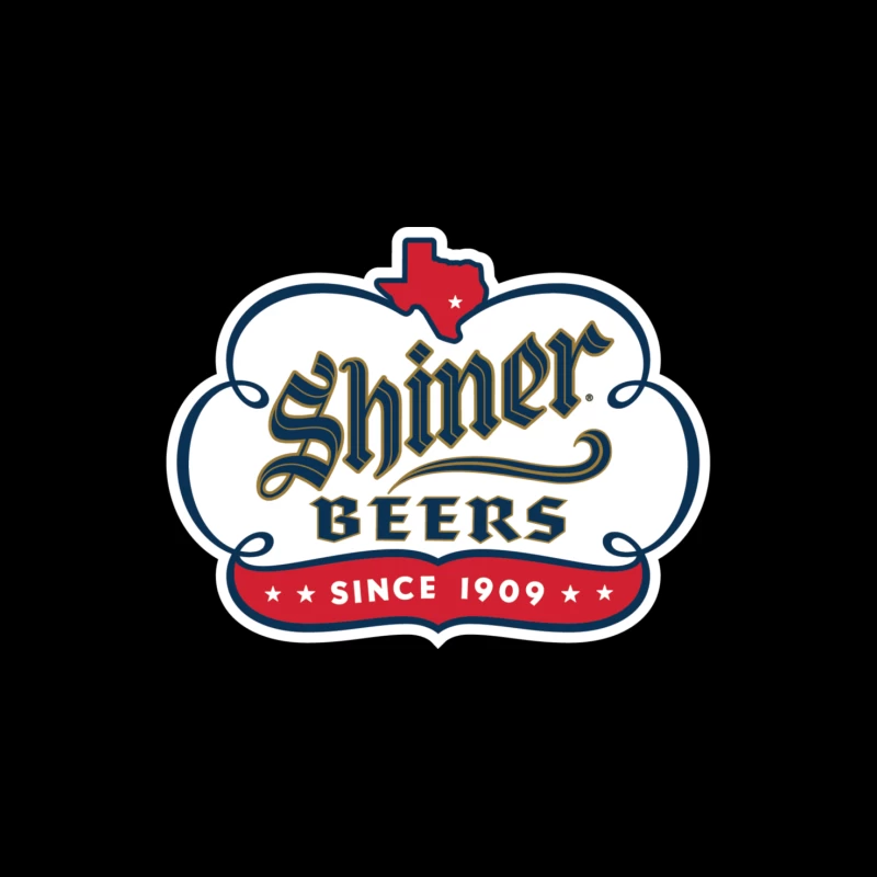 Shiner bock beer Throw Pillow
